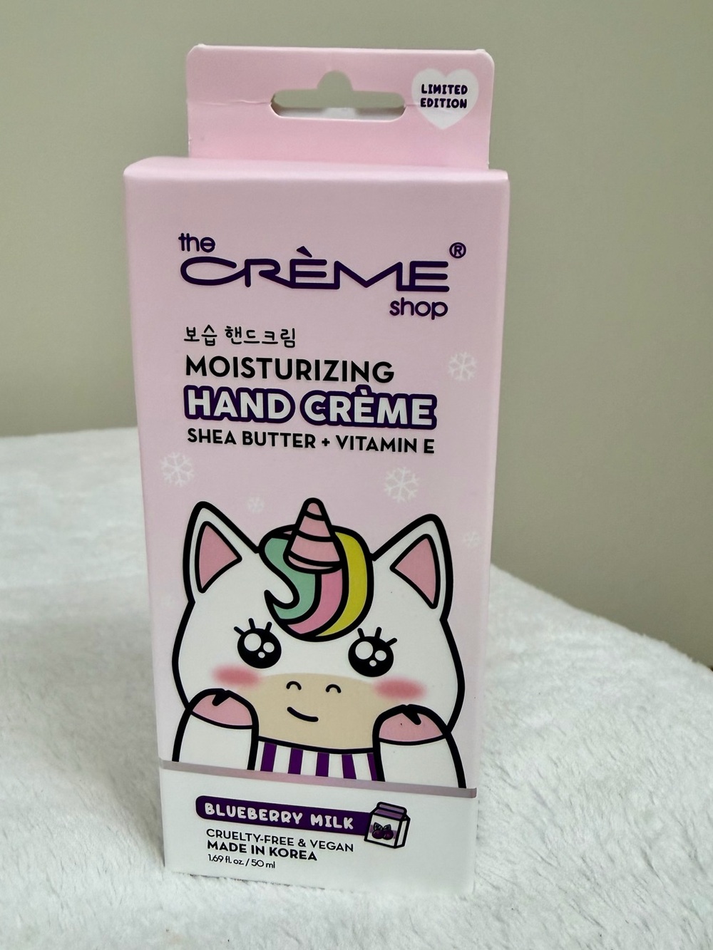 The Crème Shop Moisturizing Hand Crème (Blueberry Milk)